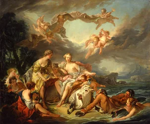 Bortførelsen af Europa, efter 1747 (olie på lærred)