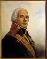 Portræt af Joseph Christophe Coquille Dugommier (1736-1794) Maleri af Francois Bouchot (1800-1842) 1836 Søn. 0,72 x 0,55 m