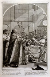 Gravering af Francois Chauveau 1680 