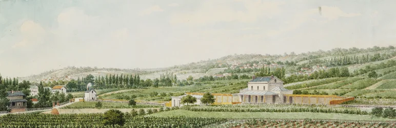 En togstation i udkanten af Paris, 1846
