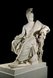Portræt af Lazare Louis Hoche (1768-1797), fransk revolutionsgeneral. Skulptur af Francois Dominique Aime Milhomme (1758-1823) Søn. 1,90 m Versailles, slotsmuseum