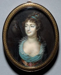 Portræt af Mademoiselle Marie-Anne Adelaide Le Normand, ca. 1793.