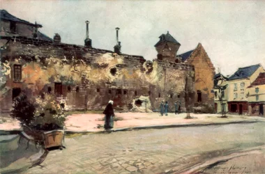 Kasernen i Soissons, Frankrig, 1915, 1926.