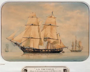 Taktisk brig, bygget i 1792, af Francois Roux (1811-1882), Frankrig