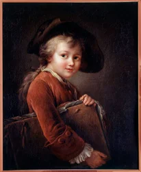 En ung elev, efter François Hubert Drouais (1727-1775), 18. århundrede