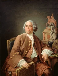 Portræt af arkitekten Edmé Bouchardon 1698-1762.