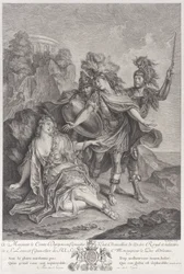 Rinaldo forlader Armida, 1720-62.