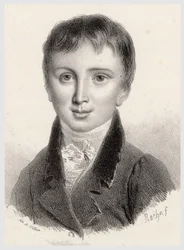 Franz Liszt i en alder af 11, ca. 1822.