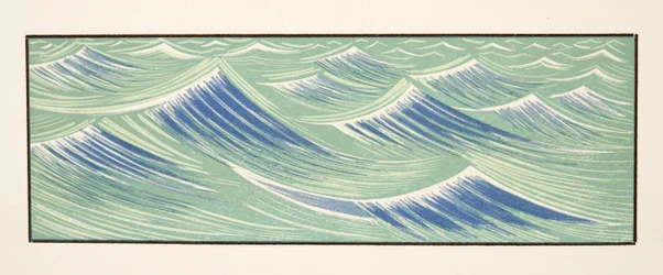 Grafisk illustration fra Prométhée Enchaîné af Aeschylus, pub. 1941 (stenciltryk)