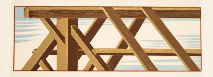 Grafisk illustration fra Prométhée Enchaîné af Aeschylus, pub. 1941 (stenciltryk)
