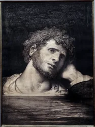 Plade, der illustrerer romanen "The Workers of the Sea" "af Victor Hugo (1802-1885): tegning af Francois Nicolas Chifflart (1825-1901) 1882 Paris, Maison Victor Hugo