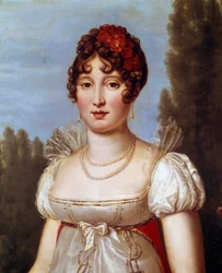 Portræt af Caroline Murat (1782-1839) født Bonaparte Maleri af Francois Gerard (1770-1837) Paris fra det 19. århundrede, Musee Marmottan