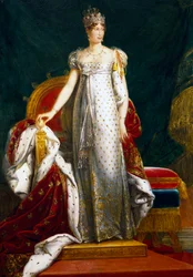 Portræt af Marie Louise, kejserinde af Frankrig, af Baron Francois Gerard, maleri
