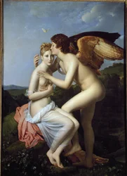 Psyche og Amor, også kaldet Psyche modtager Amors første kys
