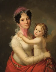 Eleonora Mayer, Freifrau zu Gravenegg med datteren Isabella
