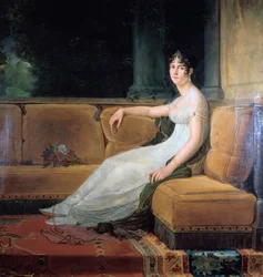 Kejserinde Josephine i Malmaison, c1801.