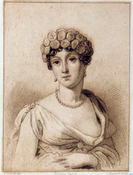 Portræt af Madame Tallien, de Cabarrus Vor Frue af Thermidor