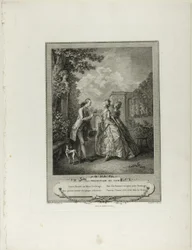 Aftenvandring, fra Monument du Costume Physique et Moral de la fin du Dix-huitième siècle
