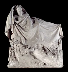 Kejser Napoleon I (1769-1821), der vågner til udødelighed. Gipsskulptur af François Rude (1784-1855), 1842, Paris, Musée d