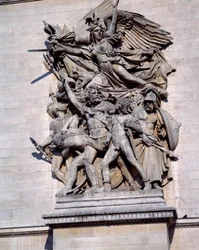 Marseillaisen på Triumfbuen i Paris. Skulptur af François Rude (1784 - 1855)
