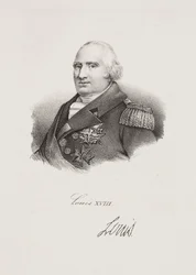 Portræt af kong Ludvig XVIII