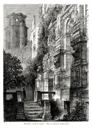 Heidelberg Slot, Tyskland, 1886