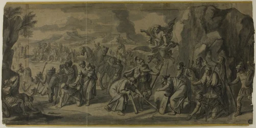Moses slår på klippen