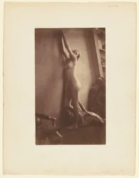 Nøgen, ca. 1856 (foto)