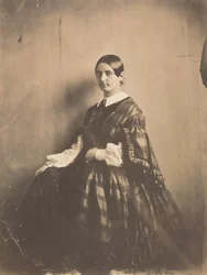 Portræt af en kvinde, ca. 1850 (foto)