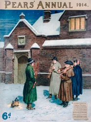 The Christmas Waits, cover af Pears Annual, 1914