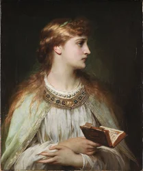 Ofelia, fra skuespillet Hamlet af William Shakespeare, ca. 1864