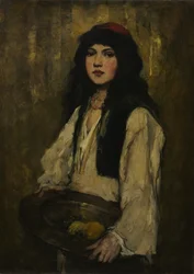 Den venetianske pige, ca. 1880.
