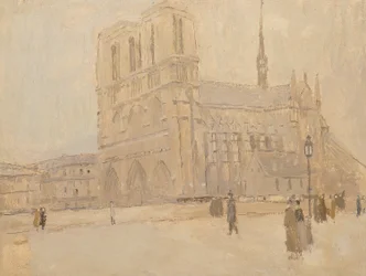 Notre Dame om vinteren