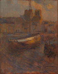 Skibe ved Anker, Cherbourg nr. II, n.d.