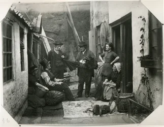 Whitby Fisher Folk, ca. 1885 (albumin print)