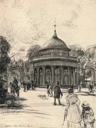 Indgang til Parc Monceau, 1915