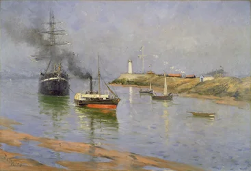 Havnen i Honfleur, 1886
