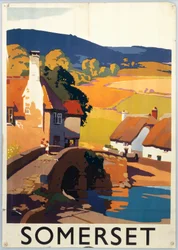 "Somerset", GWR-plakat, ca. 1930