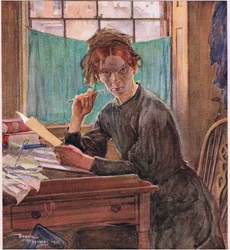 Sally Brass, ca. 1920 (farvelitografi)