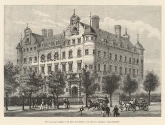 Nyt hovedkvarter for Metropolitan Police, Thames Embankment