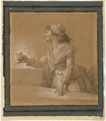 Portræt af Marie-Gabrielle Capet