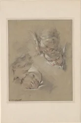 Boucher - Fire hoveder af keruber, III, 104b