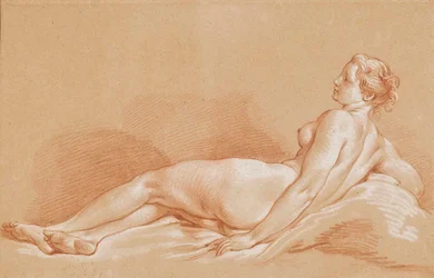 Boucher - Ung kvinde ligger ned