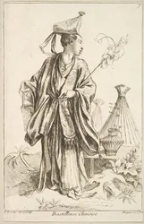 Kinesisk kunstner, 1738-45.