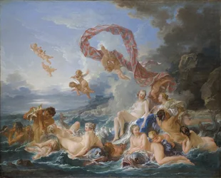 Venus triumf - Venus triumf - Boucher, Francois (1703-1770) - 1740 - Olie på lærred - 130x162 - Nationalmuseum Stockholm