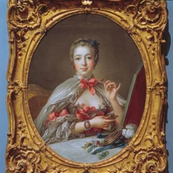 Madame de Pompadour ved toilettet.