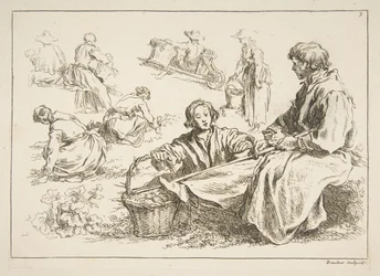 Skitseark, 1753.