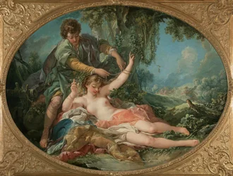 Sylvia befriet af Aminta, 1755.