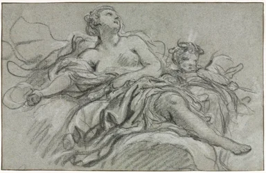Venus og Amor, andet eller tredje kvartal 1700-tallet.