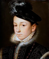 Tysk: Kong Karl IX af Frankrig (1550-1574), buste Kong Karl IX af Frankrig